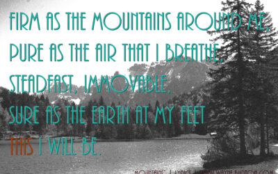 This I Will Be!